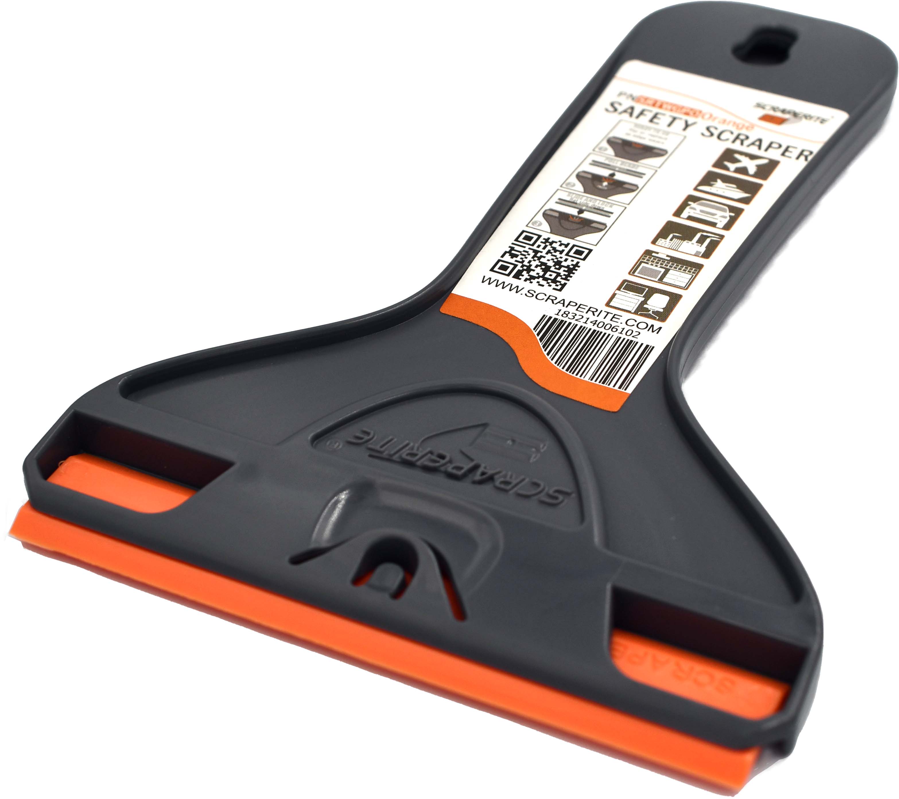 SRTWGPO - Scraperite Plastic blade General Purpose Orange with W4-Wide holde